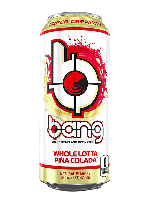 

Bang Whole Lotta Pina Colada Protein Brain and Body Fuel, 473ml
