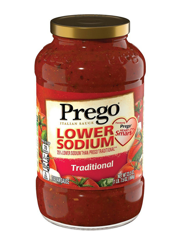 

Prego Sauce Spaghetti Heart Smart Traditional Sauce, 666g