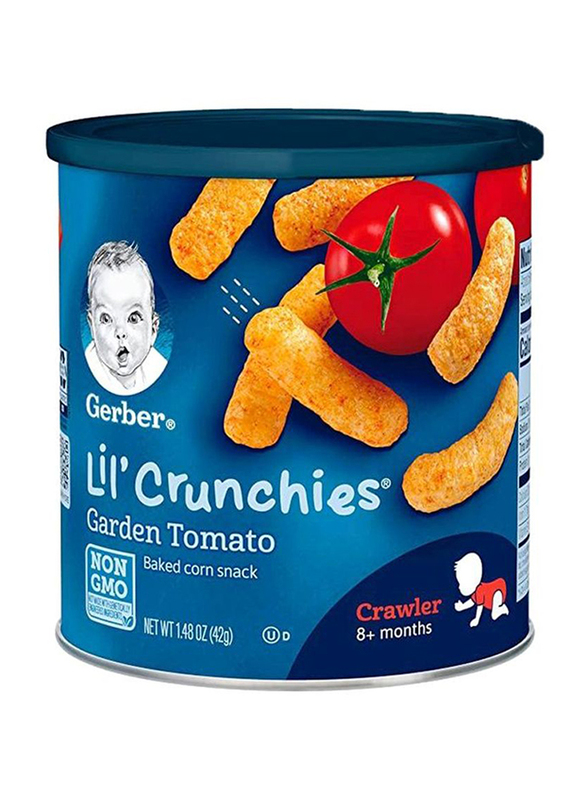 

Gerber Lil' Garden Tomato Crunchies Snack, 8+ Months, 42g