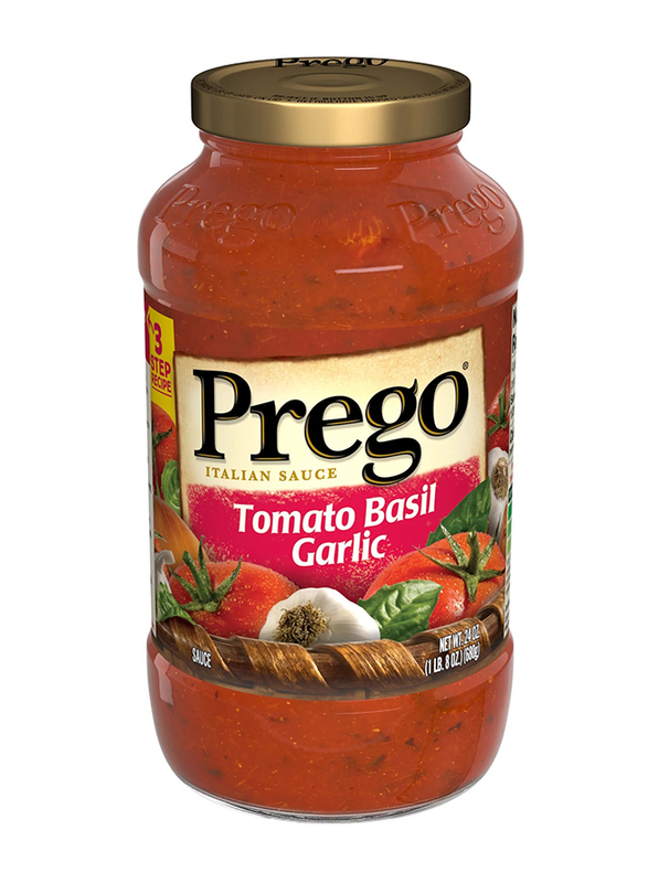 

Prego Spaghetti Tomato Basil & Garlic Sauce, 680g