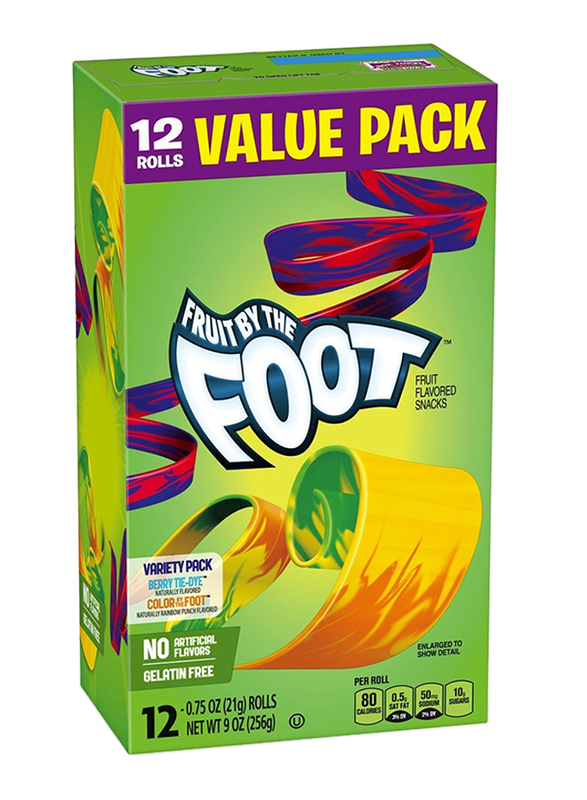 

Betty Crocker Fruit By The Foot Value Pack Snack, 12 Rolls, 256g