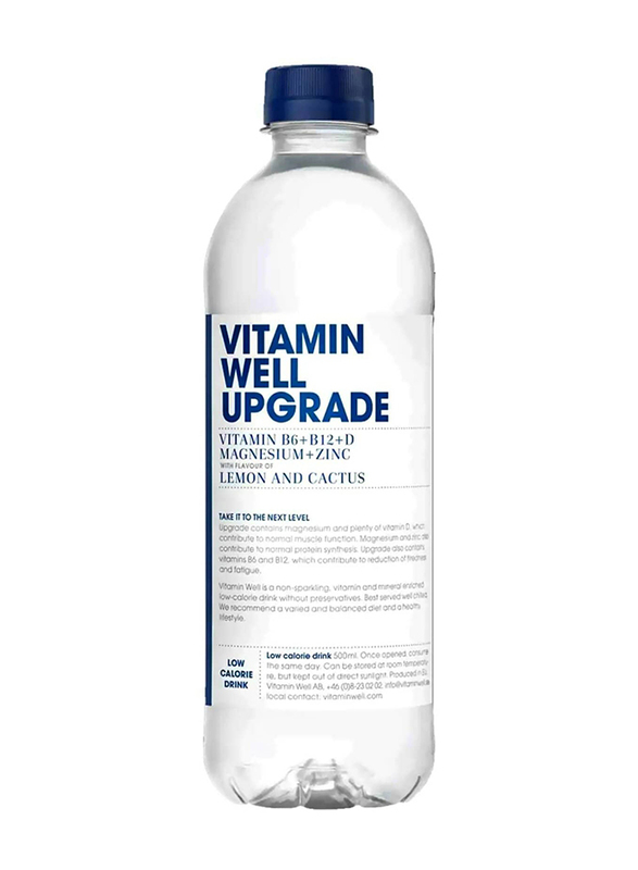 Vitamin Well Upgrade Lemon Cactus Drink, 500ml