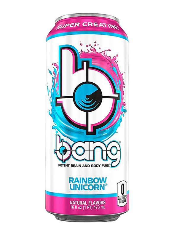 

Bang Rainbow Unicorn Protein Brain and Body Fuel, 473ml