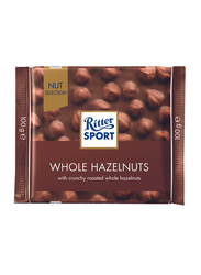 Ritter Sport Whole Hazelnuts Chocolate, 100g