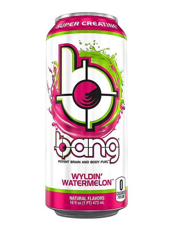 

Bang Wyldin Watermelon Protein Brain and Body Fuel, 473ml