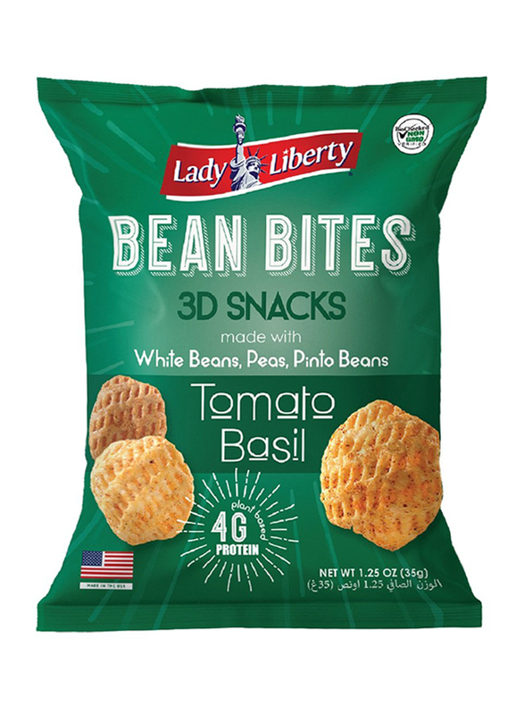 

Lady Liberty Tomato Basil Bean Bites, 35g