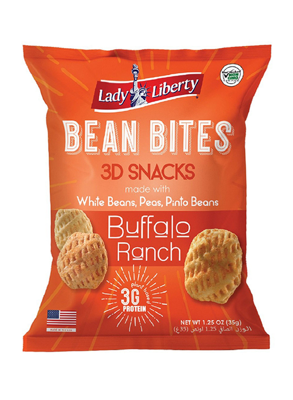 

Lady Liberty Bean Bites Buffalo Ranch 3D Snacks, 35g