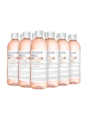 Vitamin Well Hydrate Strawberry Rhubarb Drink, 12 Pieces, 500ml