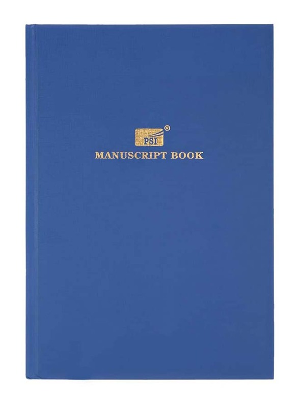 

PSI Hard Cover Manuscript Book, Fullscape, 2 Quire, Blue