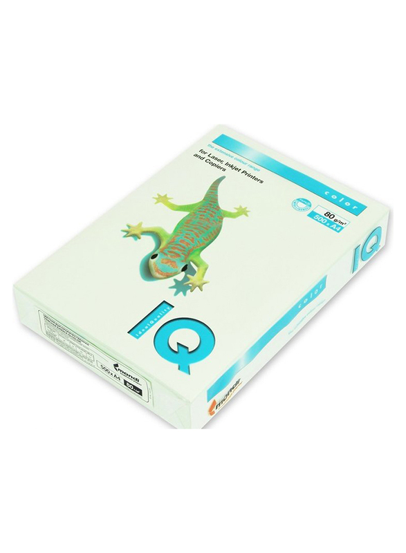 

IQ Mondi Extensive Colour Paper, 500 Sheets, 80 GSM, A4 Size, Green