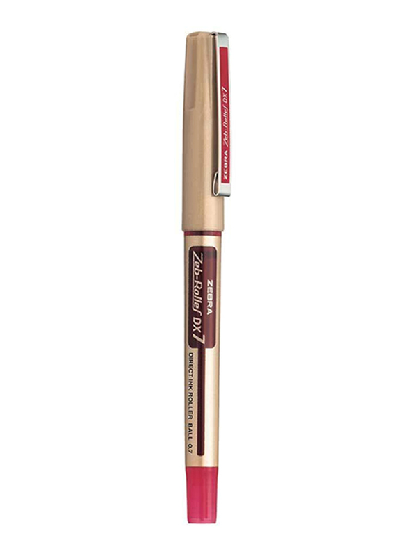 

Zebra Zeb-Roller DX7 Direct Ink Roller Red Set, 0.7mm, Red