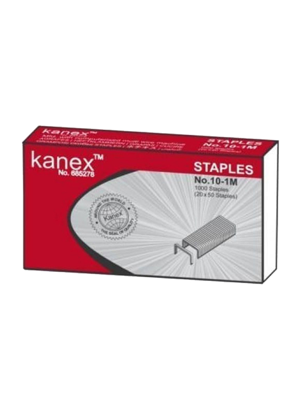 

Kanex 10-1M Stapler Pins, 1000 Pieces, Silver
