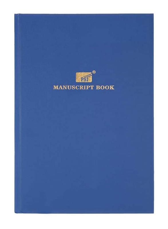 

PSI Hard Cover Manuscript Book, 10 x 8cm, 2 Quire, Blue