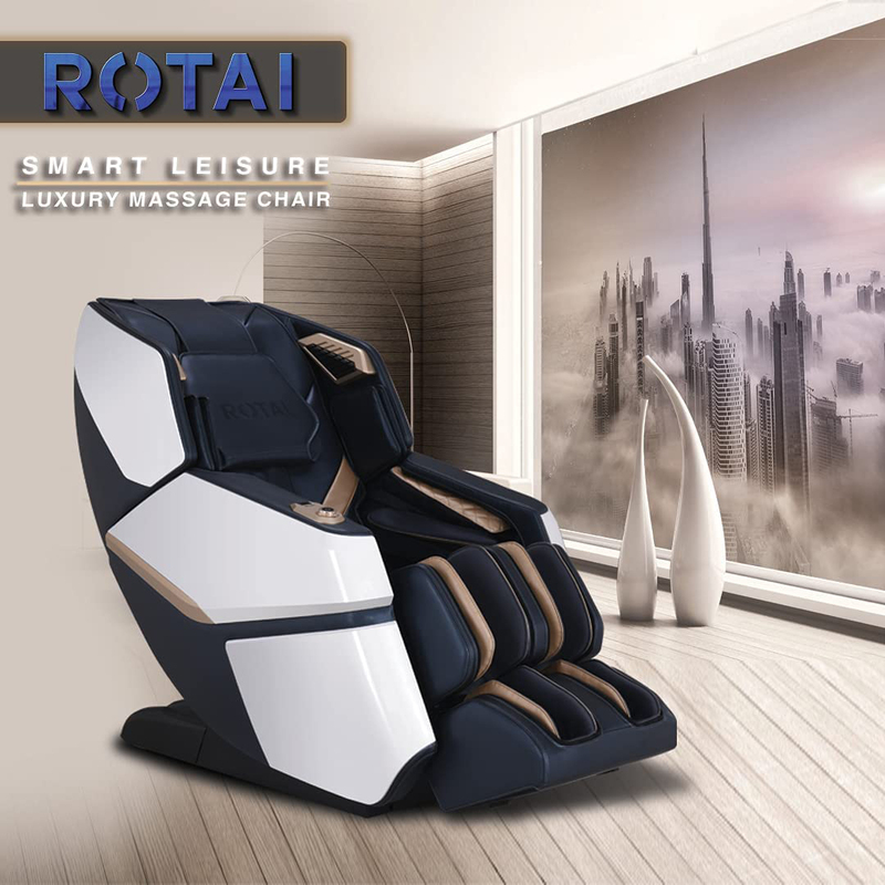Rotai Smart Leisure Massage Chair, Blue/White