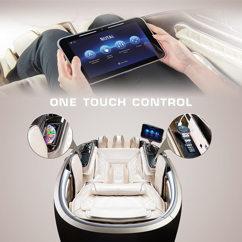 Rotai Gemini Massage Chair, Champagne