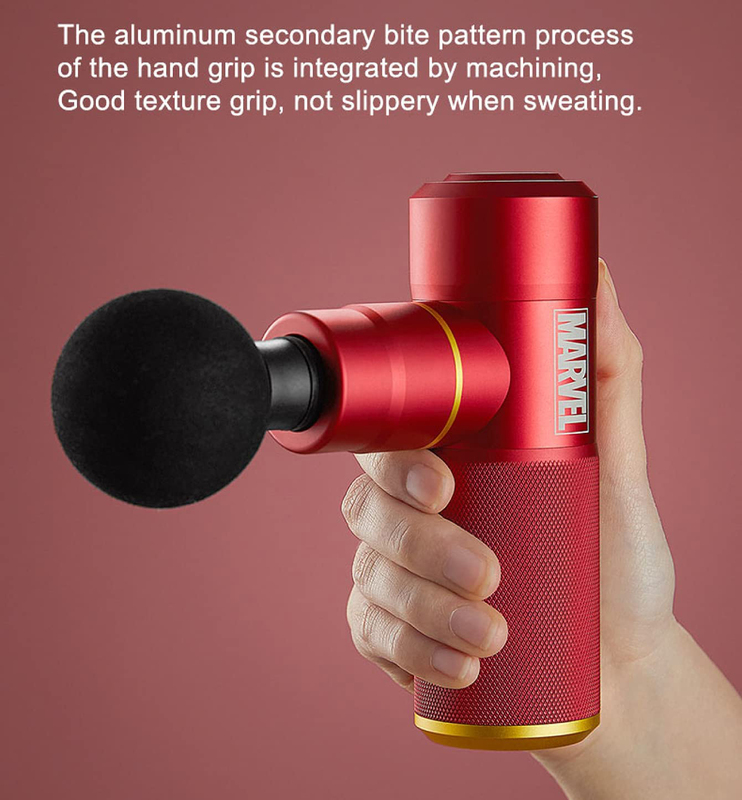 Rotai Marvel Iron Man Massage Gun, Red
