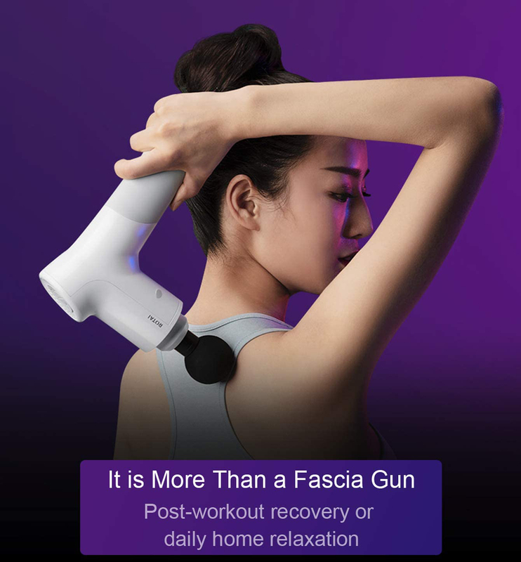 Rotai Massage Fascia Gun, Grey/White