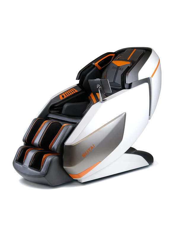 Rotai Deluxe Multi Function Massage Chair, Orange/White/Black