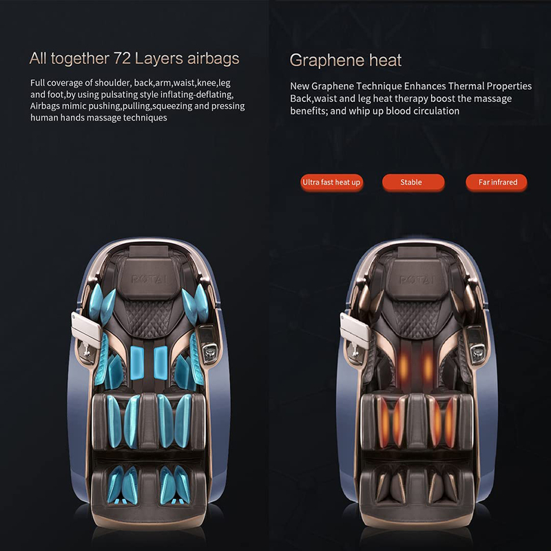 Rotai Gemini Massage Chair, Champagne