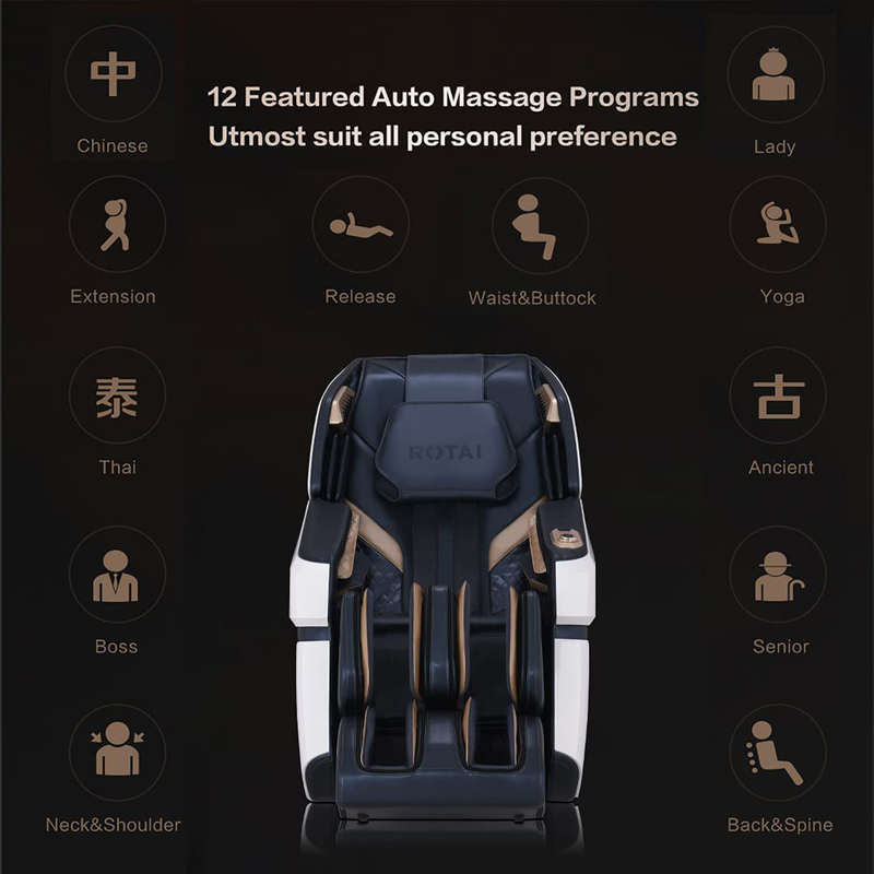 Rotai Smart Leisure Massage Chair, Blue/White