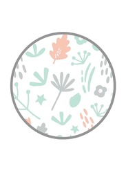 Mums & Bumps Dreamgenii Printed Pillow Cover, Grey/Coral