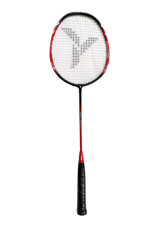 

Young Armo Speed 1.3 Badminton Racket, Red/Black