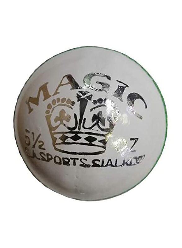 CA Attack Magic Cricket Ball, White