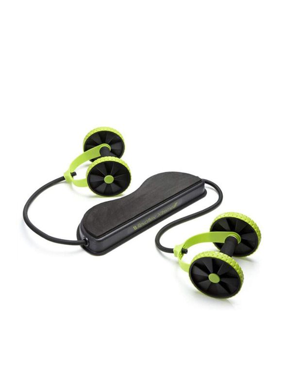 Revoflex Adult Xtreme Resistance Workout Machine, Black/Neon Green