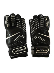 Size-11 Pro-Action Football Gloves, Black