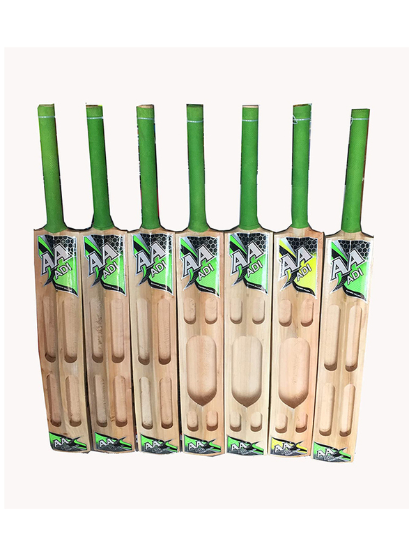 AA ADI Cricket Bat for Hard Tennis Ball, Multicolour