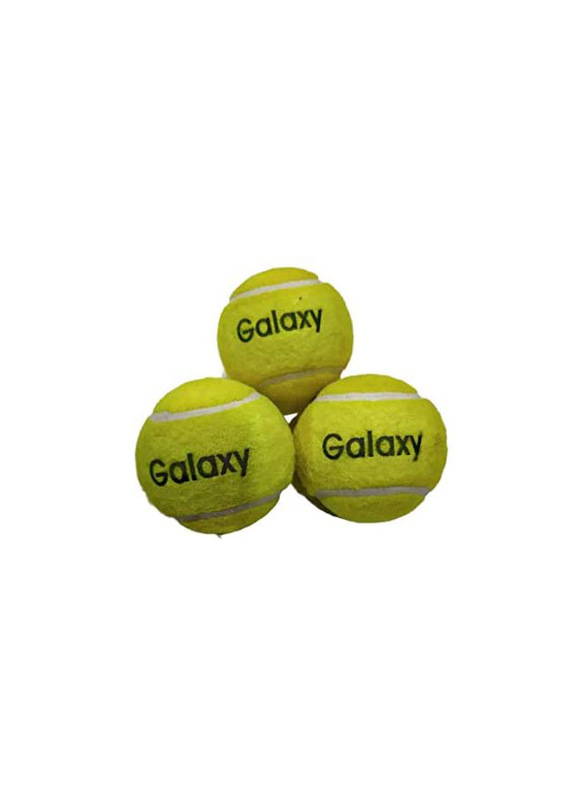 Galaxy 8-Piece Heavy Weight Cricket Tennis Ball Set, Yellow