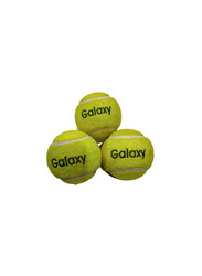 Galaxy 8-Piece Heavy Weight Cricket Tennis Ball Set, Yellow