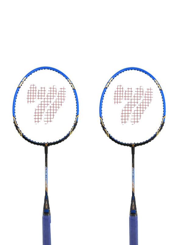 

Yang Yang Future Champ lll Badminton Racket with Shuttlecocks Set, 4 Pieces, Blue/Black