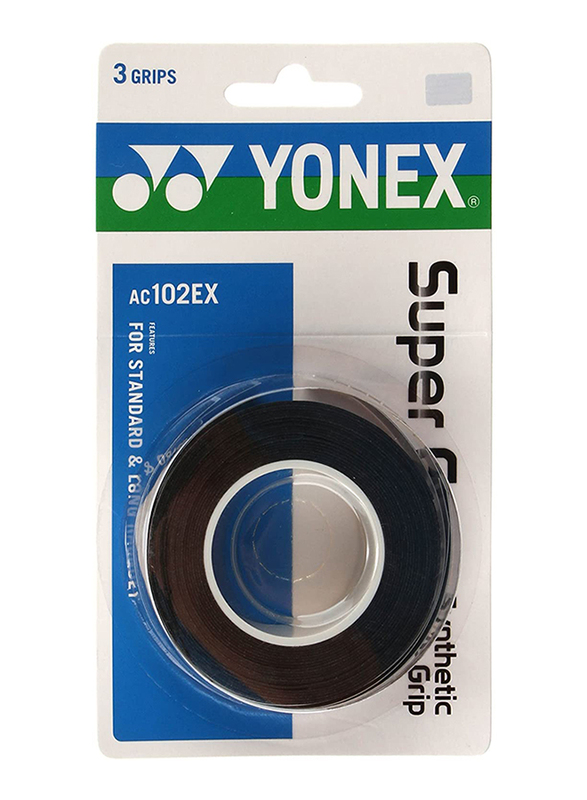 

Yonex Super Over Grap Grip, 3 Piece, Black