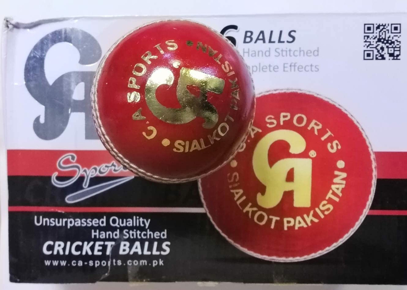 CA Attack Magic Cricket Ball, 12-Piece, Red