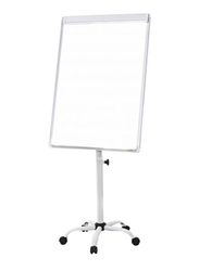 Flip Chart Stand with Wheels, White