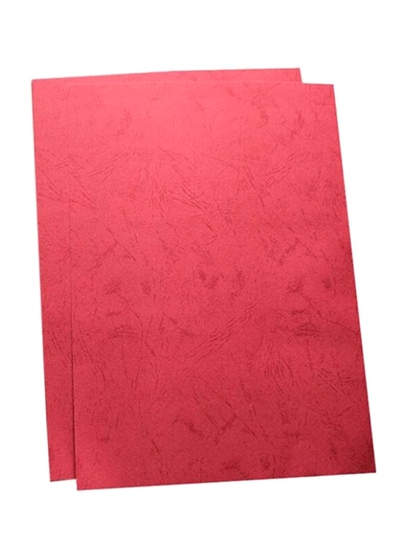 Partner A3 Embossed Binding Sheet, 100 Pieces, Red