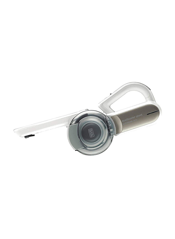 Black+Decker Cordless Handheld Vacuum Cleaner, PV1420L-B5, White/Grey
