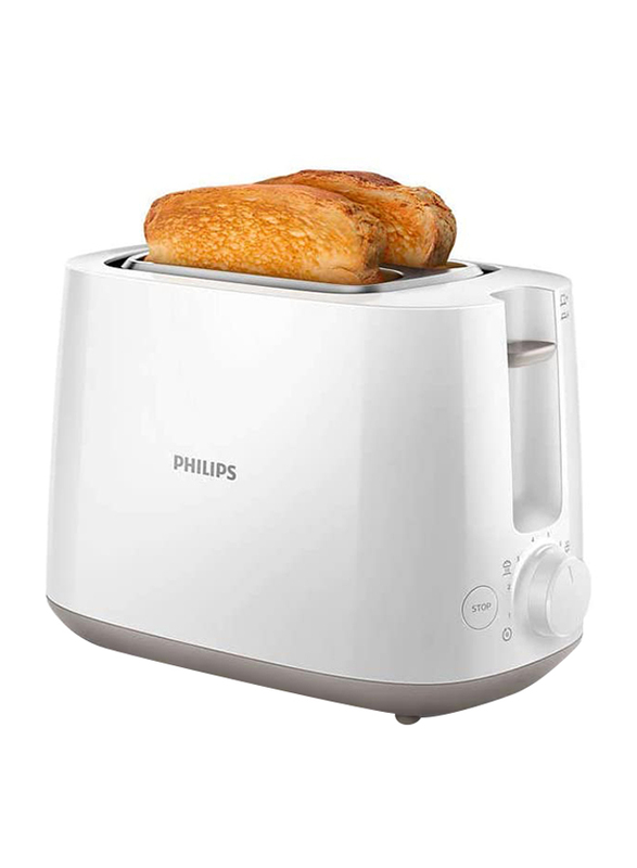 Philips 2 Slices Toaster, 800W, HD2581/01, White
