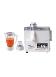 Super General Blender and Juicer Set, 400W, SGBG78FX, White/Clear