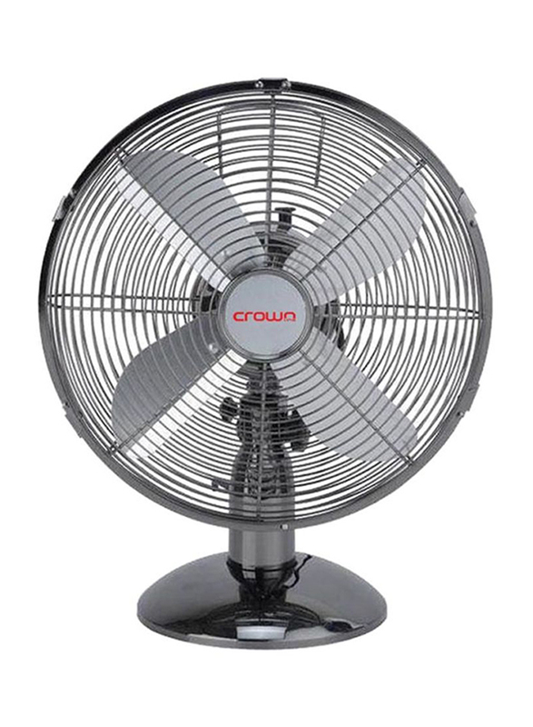 

Crownline 4-Blade Table Fan, 35W, FT-30MC, Silver/Grey