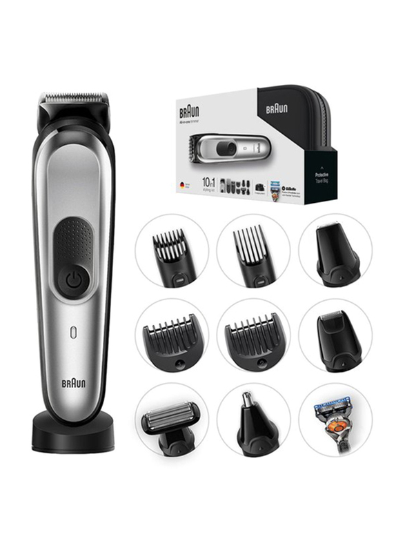 

Braun 10-in-1 Multi Grooming Kit, MGK7920TS, Black/Silver