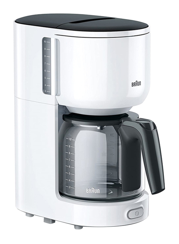 Braun PurEase Coffee Maker, 1000W, KF 3100, White