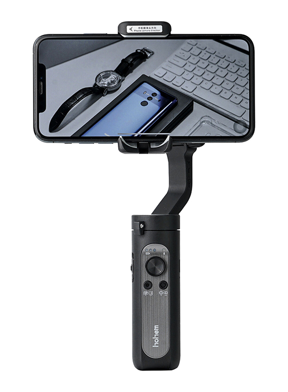 Hohem iSteady X Ultralight 3-Axis Palm Gimbal Handheld Foldable Stabilizer for Smartphones, Black