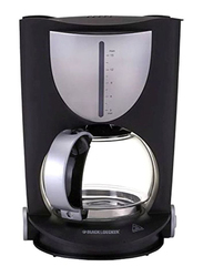 Black+Decker 12 Cup Coffee Maker with Glass Carafe, 1050W, DCM80, Black