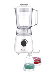 Moulinex UNO Ice Crush Blender, 400W, LM2A3127, White