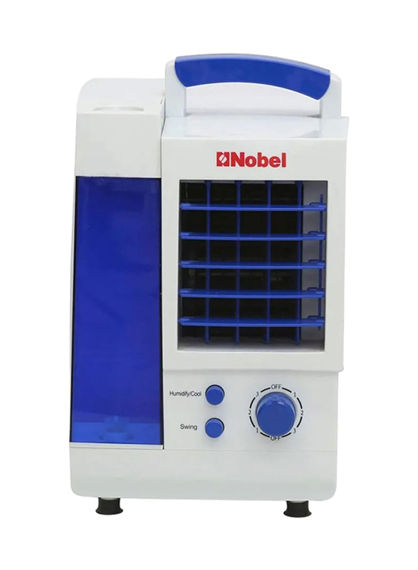 Nobel Ultra Portable Air Cooler, NPAC101, White/Blue