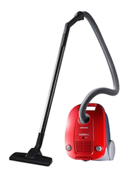 Samsung Canister Vacuum Cleaner, 1600W, SC4130R, Red