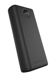Powerology 30000mAh 45W Fast Charging Power Bank with USB Type-C Input, Black