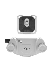 Peak Design Capture Camera Clip V3 with Standard Plate, Silver